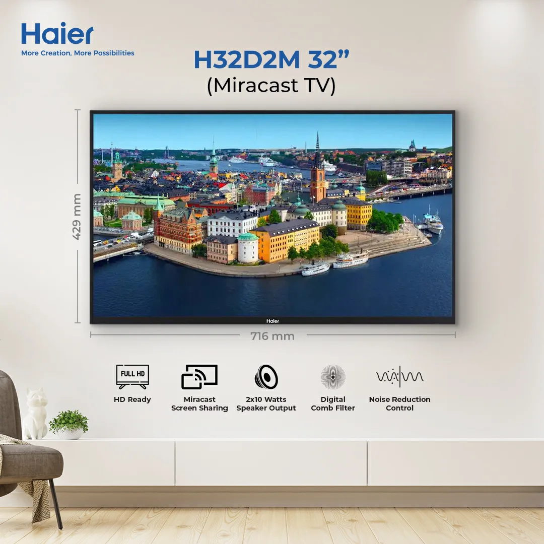 Haier 32" H32D2M H-CAST Series LED