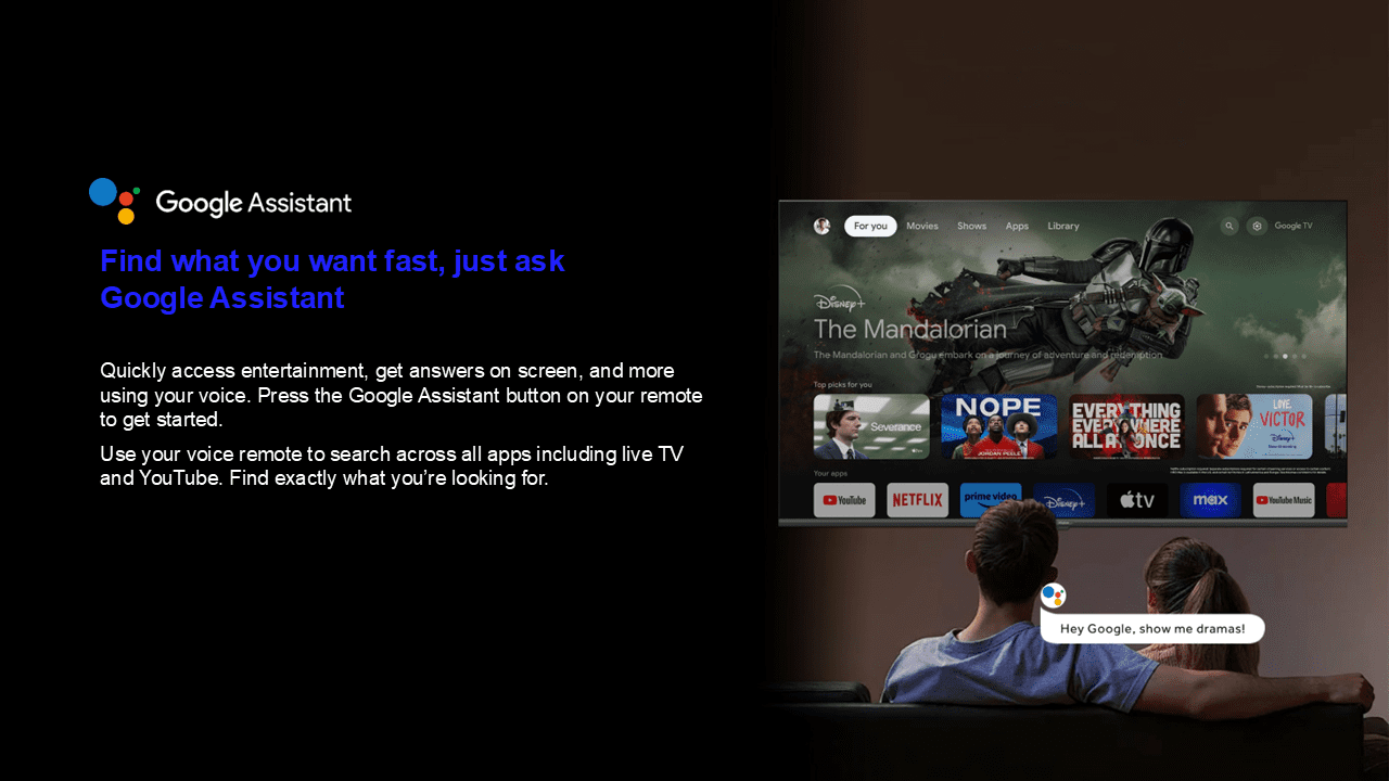 Haire H50S80EUX 50" inch QLED Google Tv - Image 4